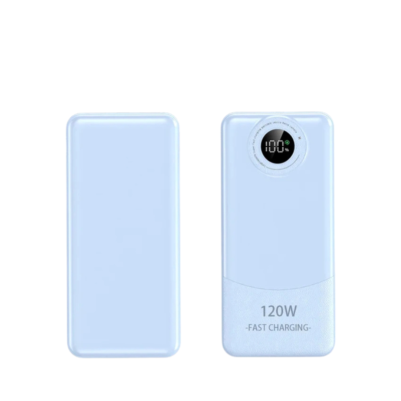 phone power bank blue colour