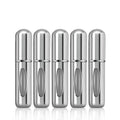 Perfume Atomiser - Refillable Travel Perfume Bottle 5ml - Travel Accessories silver colour