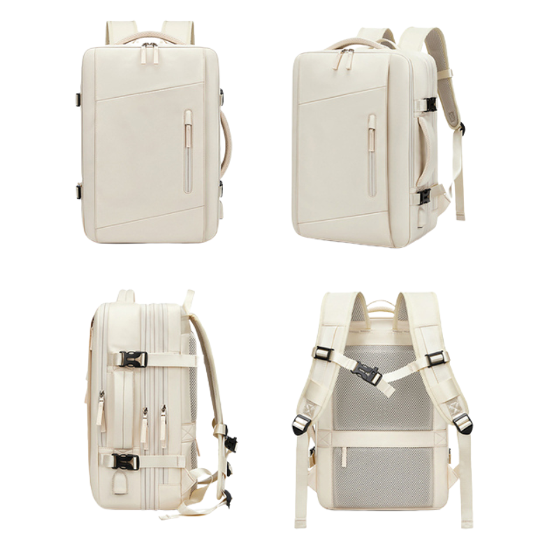 Expandable Travel Backpack: Ultimate Carry-On Laptop Bag multiple angle 